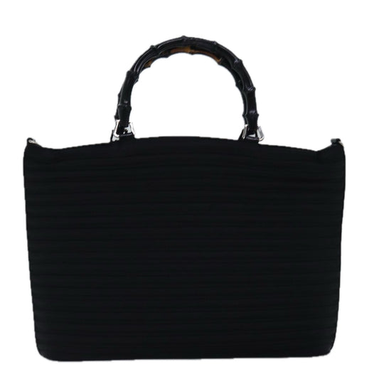 Gucci Bamboo Black Synthetic Hand Bag