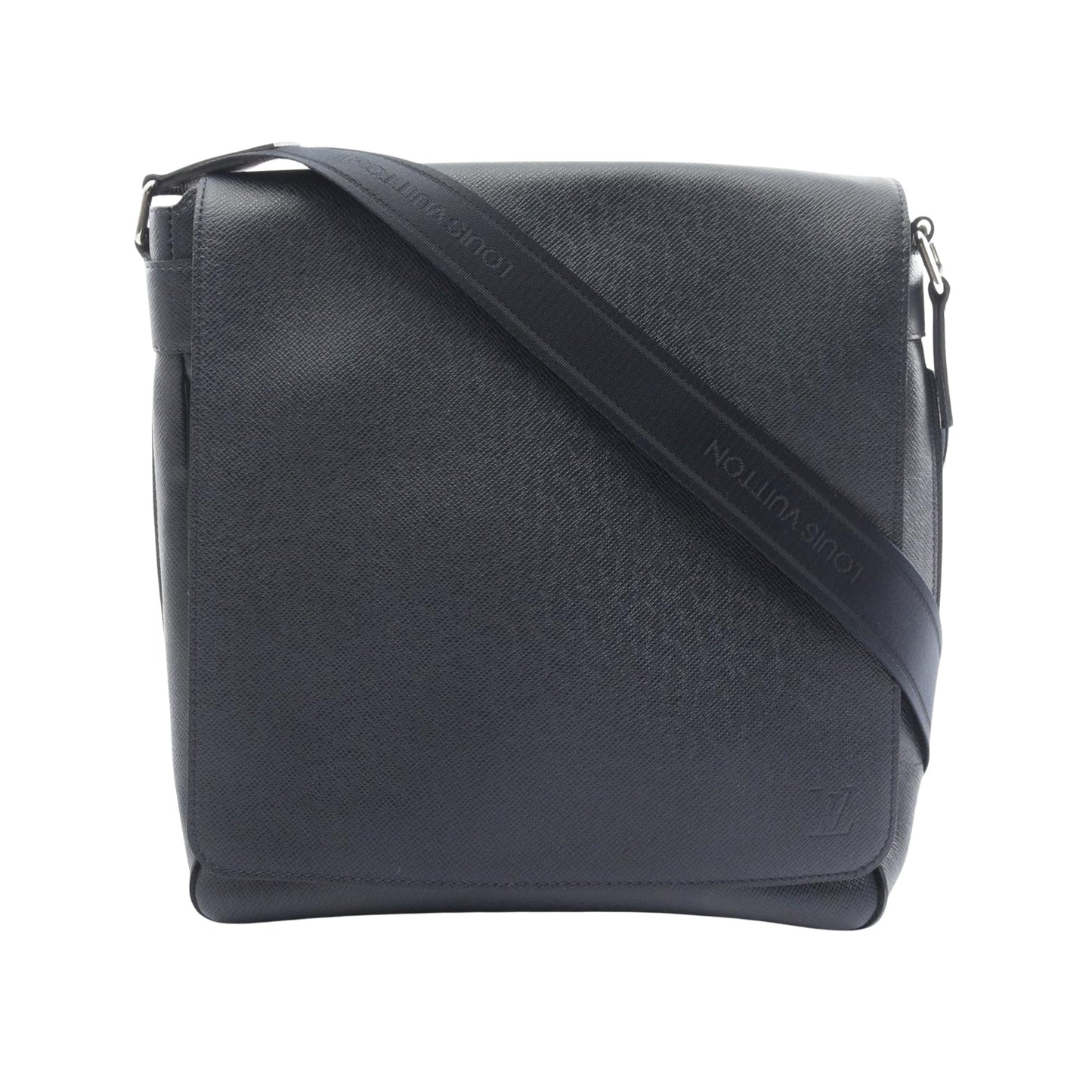 Louis Vuitton Milo Navy Leather Shoulder Bag