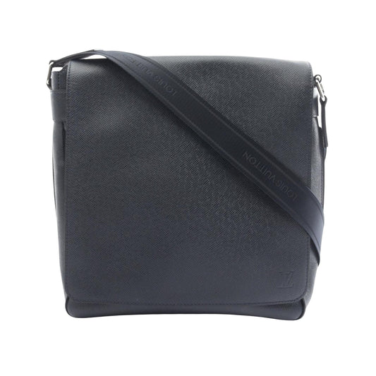 Louis Vuitton Milo Navy Leather Shoulder Bag