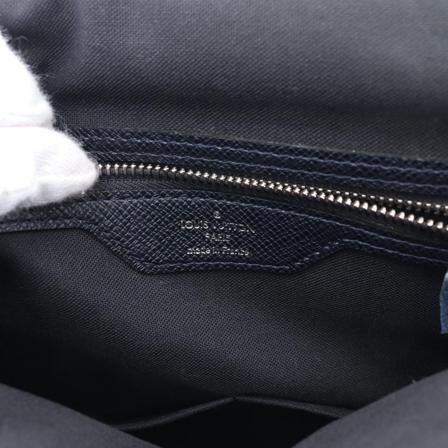 Louis Vuitton Milo Navy Leather Shoulder Bag