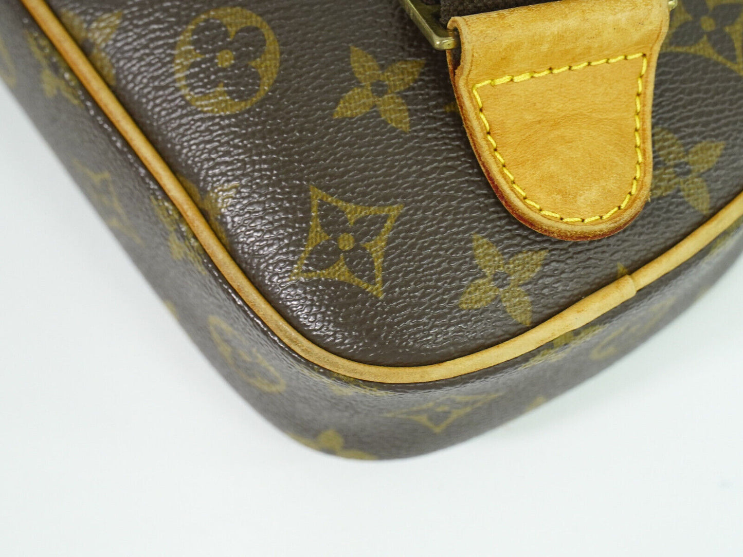 Louis Vuitton Pochette gange Brown Canvas Clutch Bag