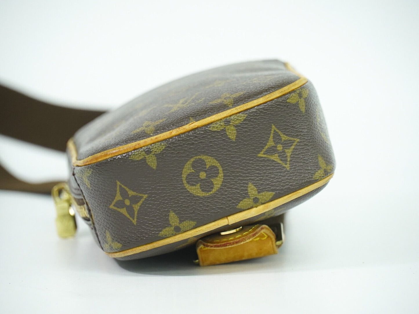 Louis Vuitton Pochette gange Brown Canvas Clutch Bag