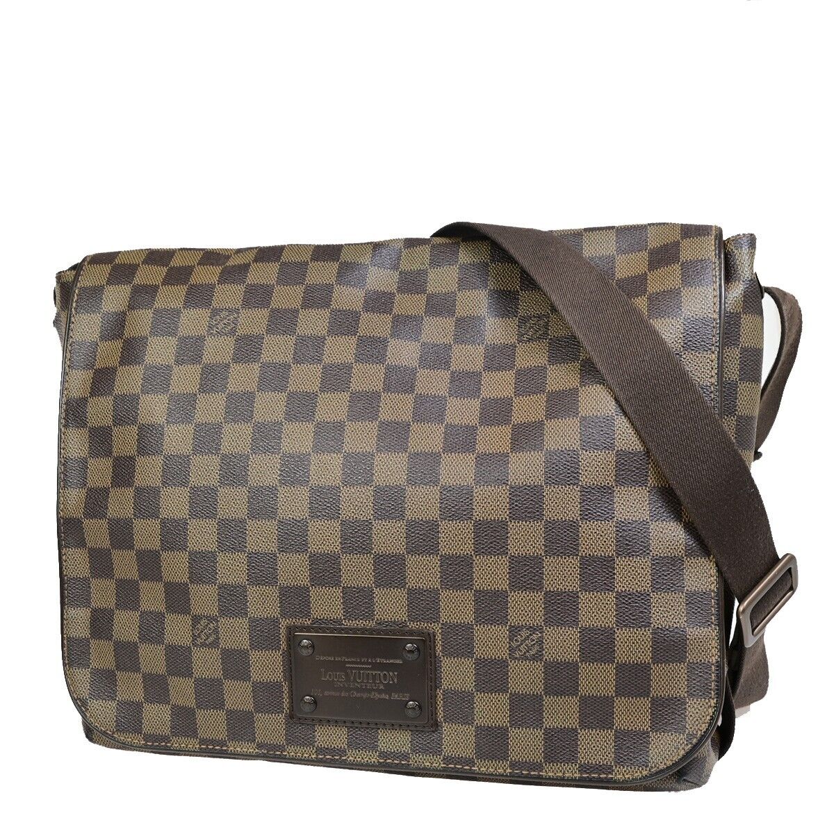 Louis Vuitton Brooklyn Brown Canvas Hand Bag