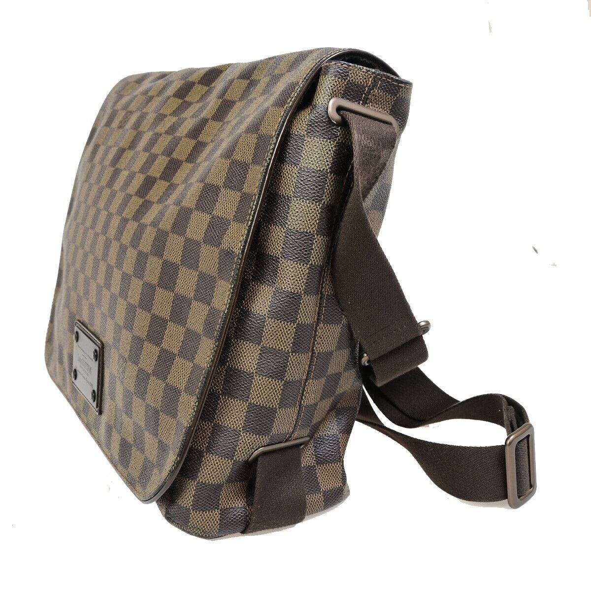 Louis Vuitton Brooklyn Brown Canvas Hand Bag