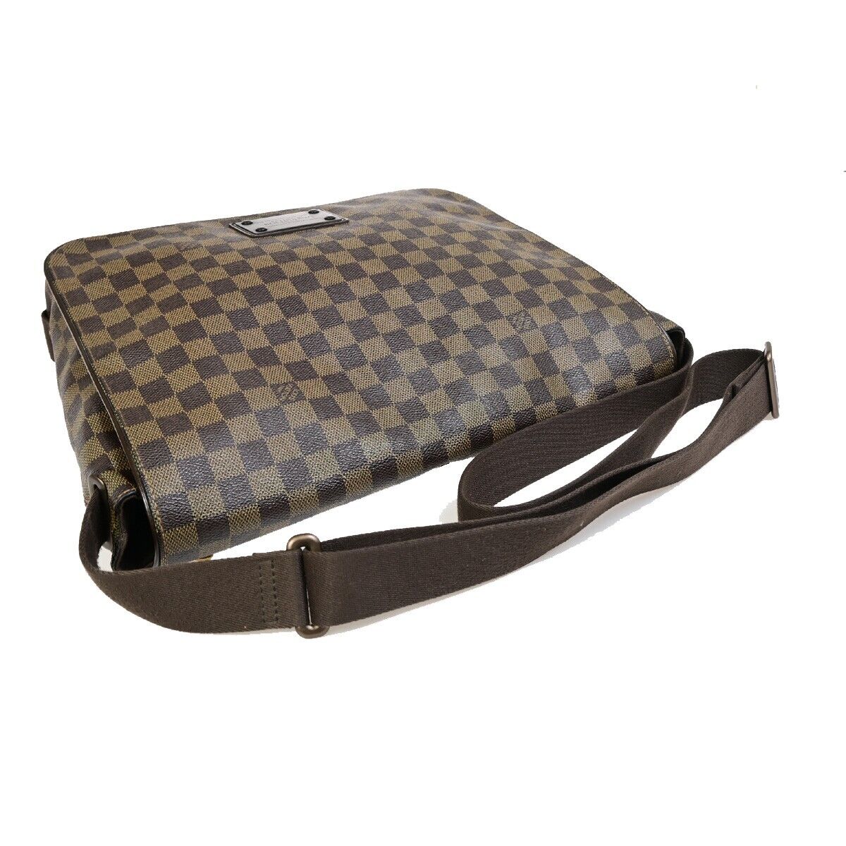 Louis Vuitton Brooklyn Brown Canvas Hand Bag