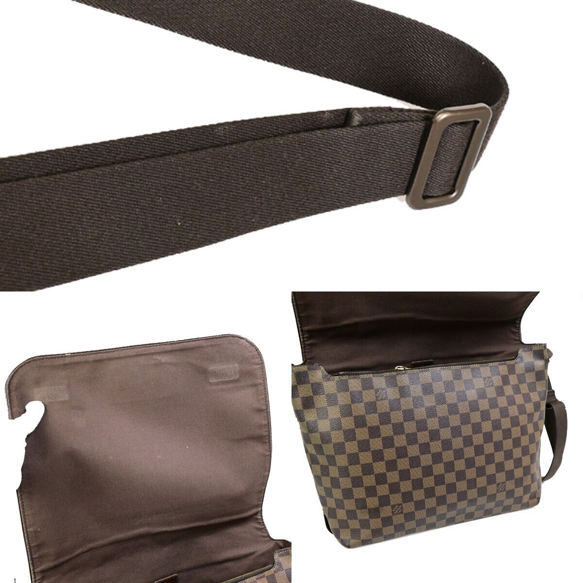 Louis Vuitton Brooklyn Brown Canvas Hand Bag