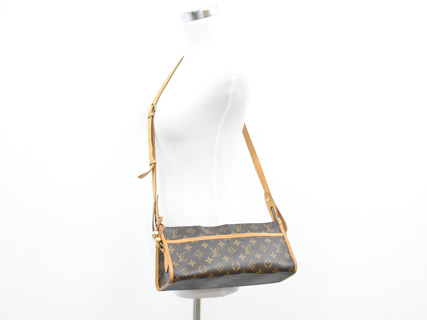 Louis Vuitton Popincourt Brown Canvas Shoulder Bag