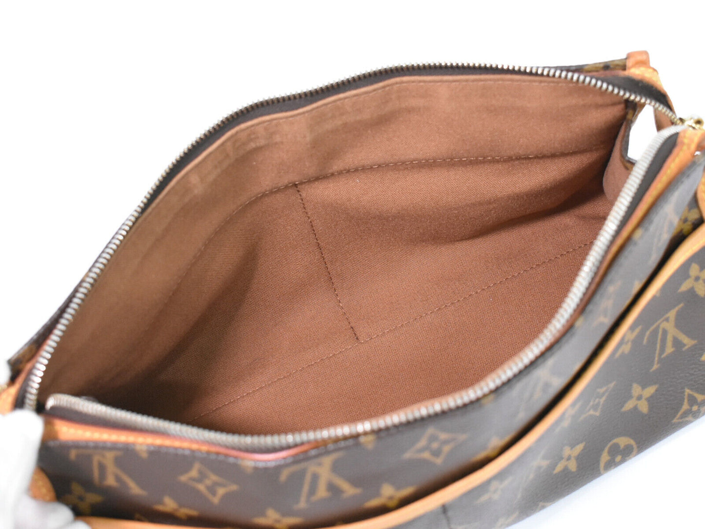 Louis Vuitton Popincourt Brown Canvas Shoulder Bag