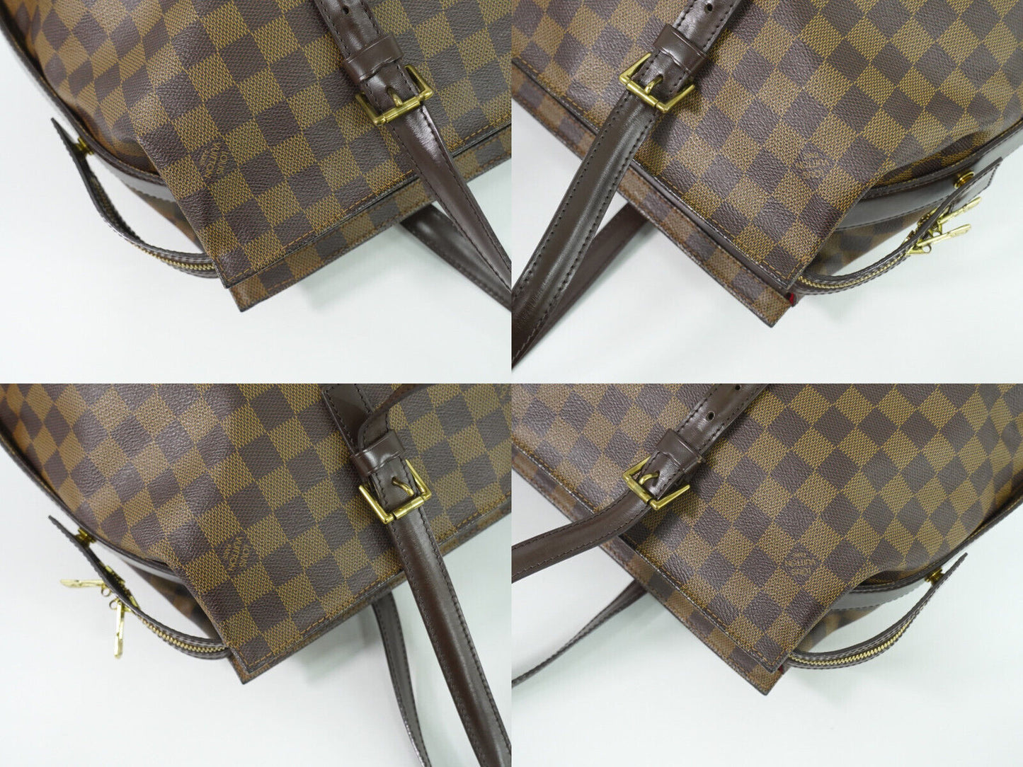 Louis Vuitton Chelsea Brown Canvas Shoulder Bag