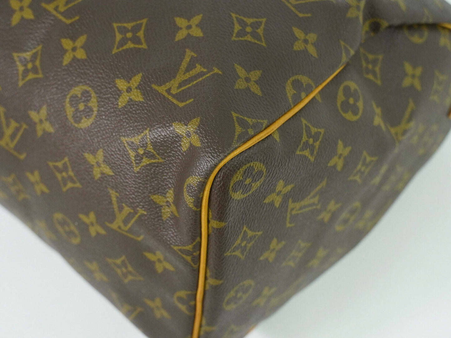 Louis Vuitton Speedy 40 Brown Canvas Hand Bag