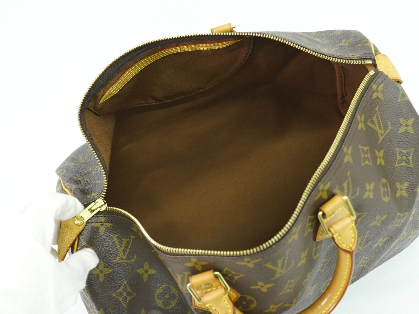 Louis Vuitton Speedy 40 Brown Canvas Hand Bag