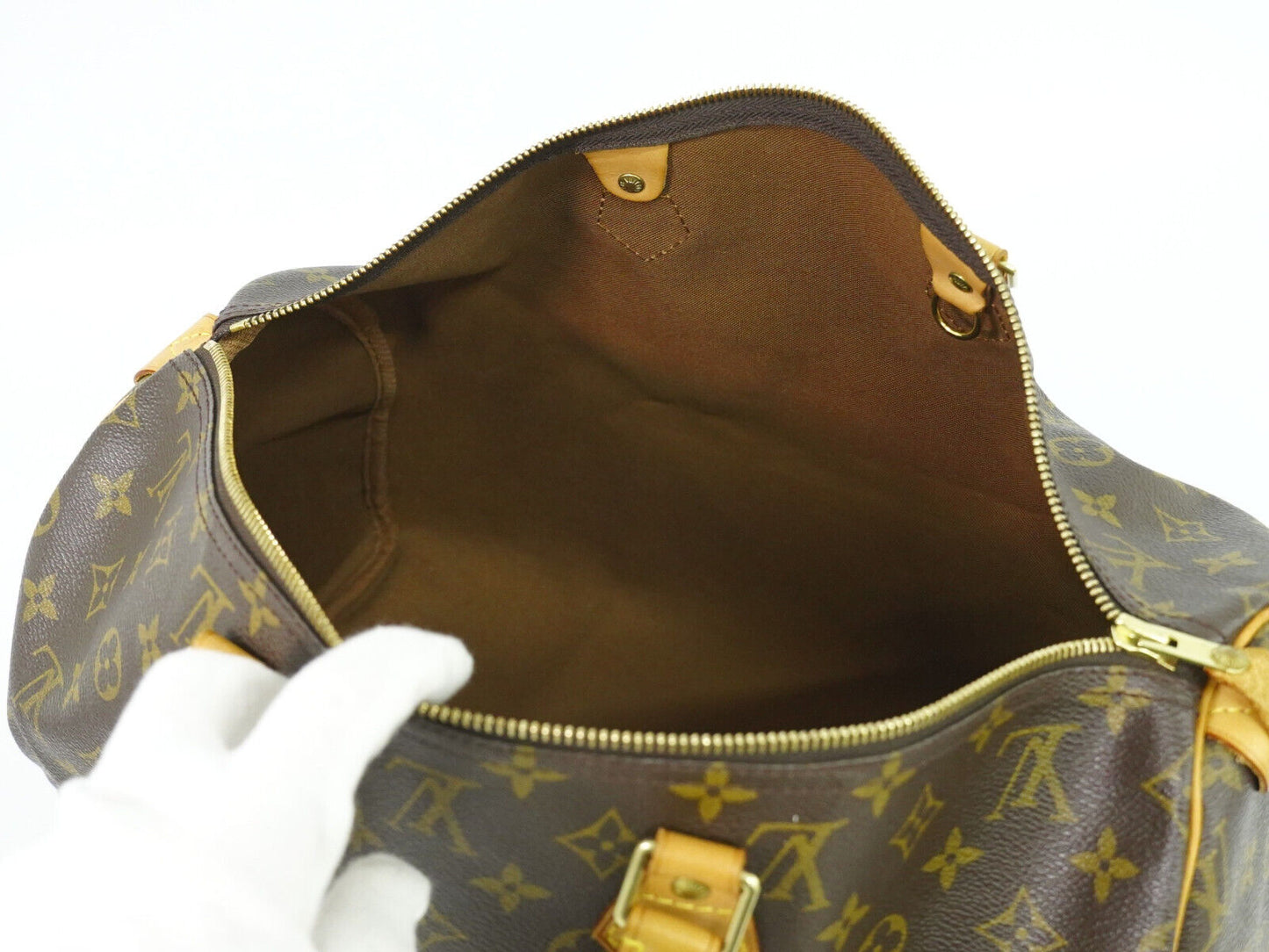 Louis Vuitton Speedy 40 Brown Canvas Hand Bag