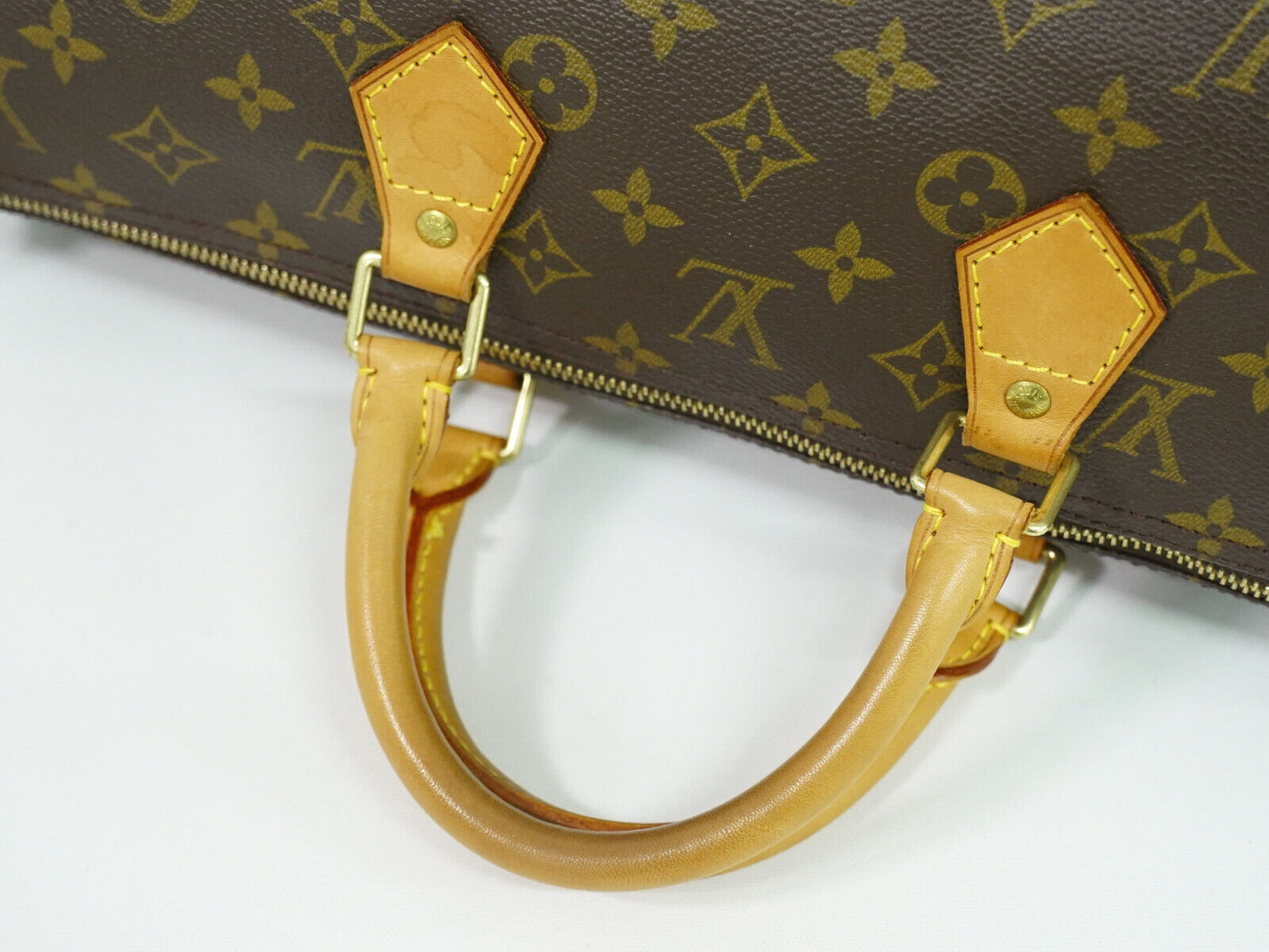 Louis Vuitton Speedy 40 Brown Canvas Hand Bag