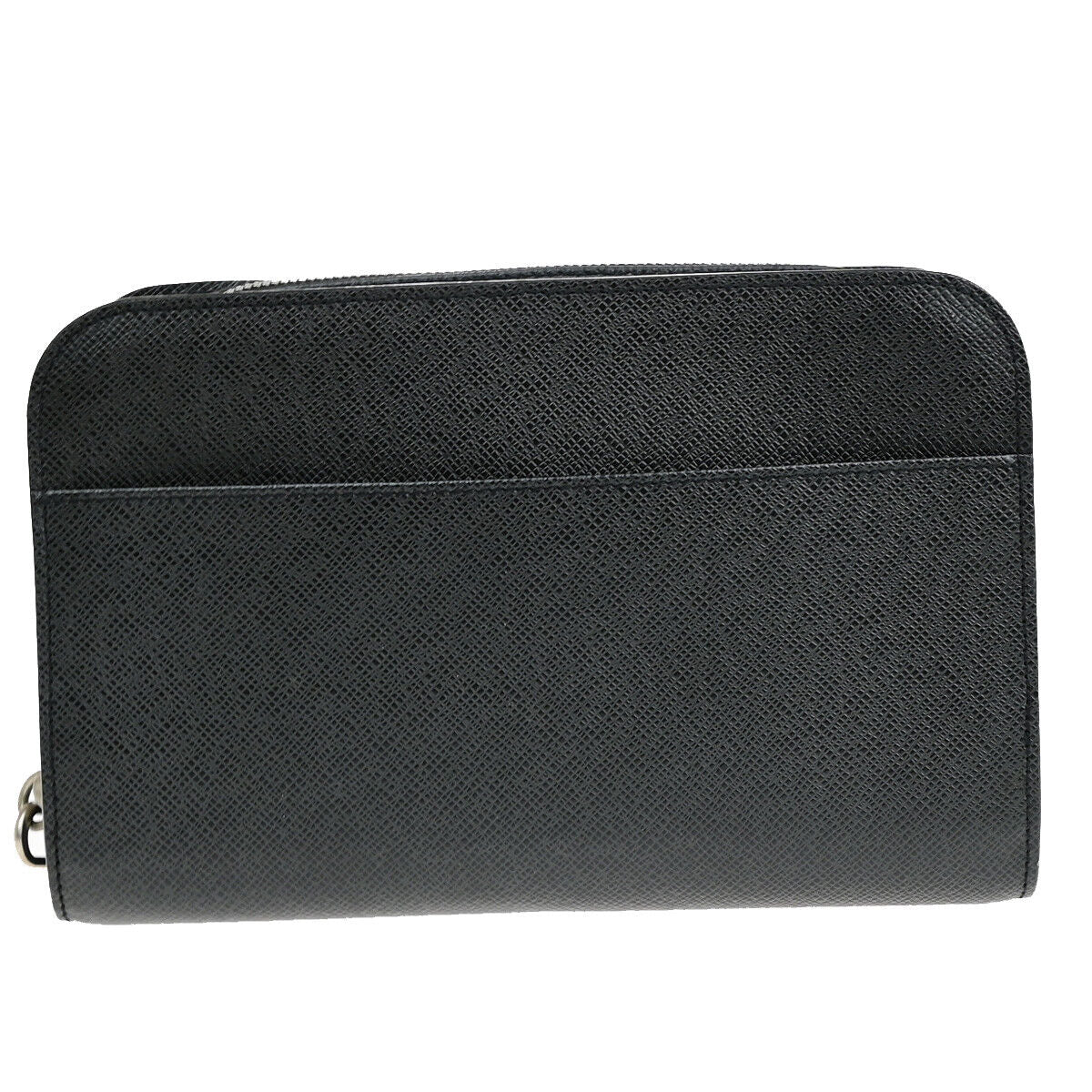 Louis Vuitton Baikal Black Leather Clutch Bag