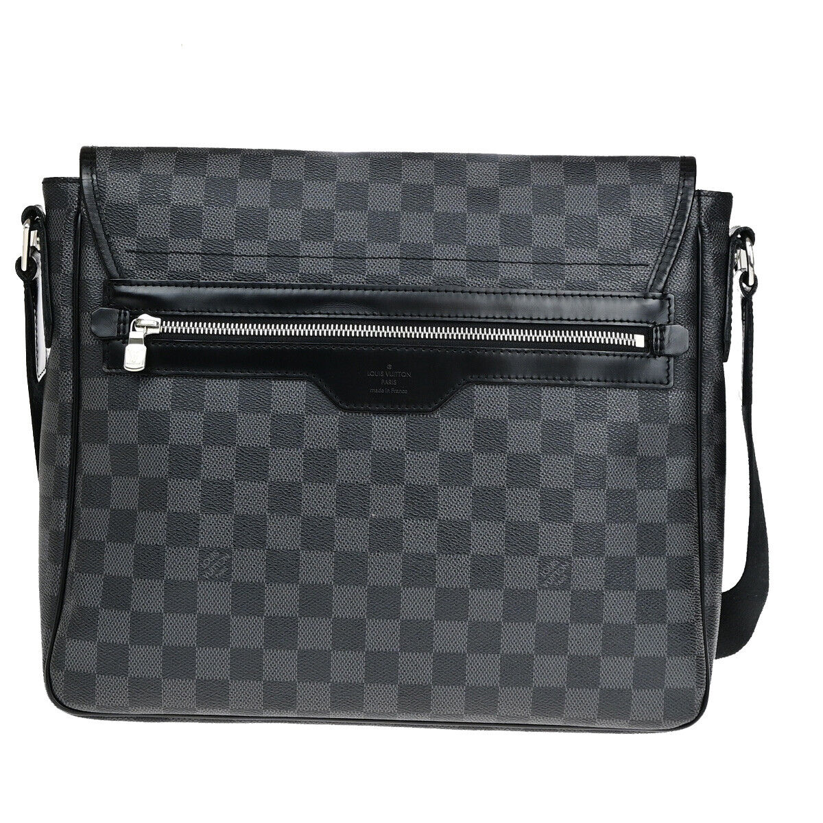 Louis Vuitton Daniel MM Black Canvas Shoulder Bag