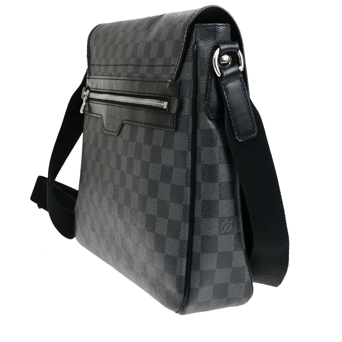 Louis Vuitton Daniel MM Black Canvas Shoulder Bag