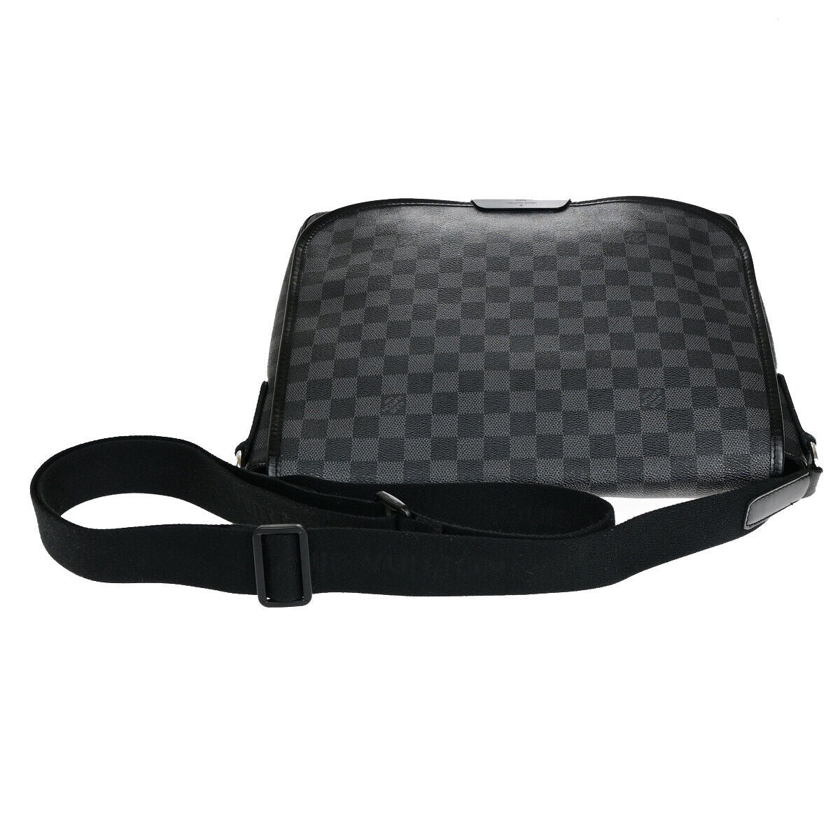 Louis Vuitton Daniel MM Black Canvas Shoulder Bag