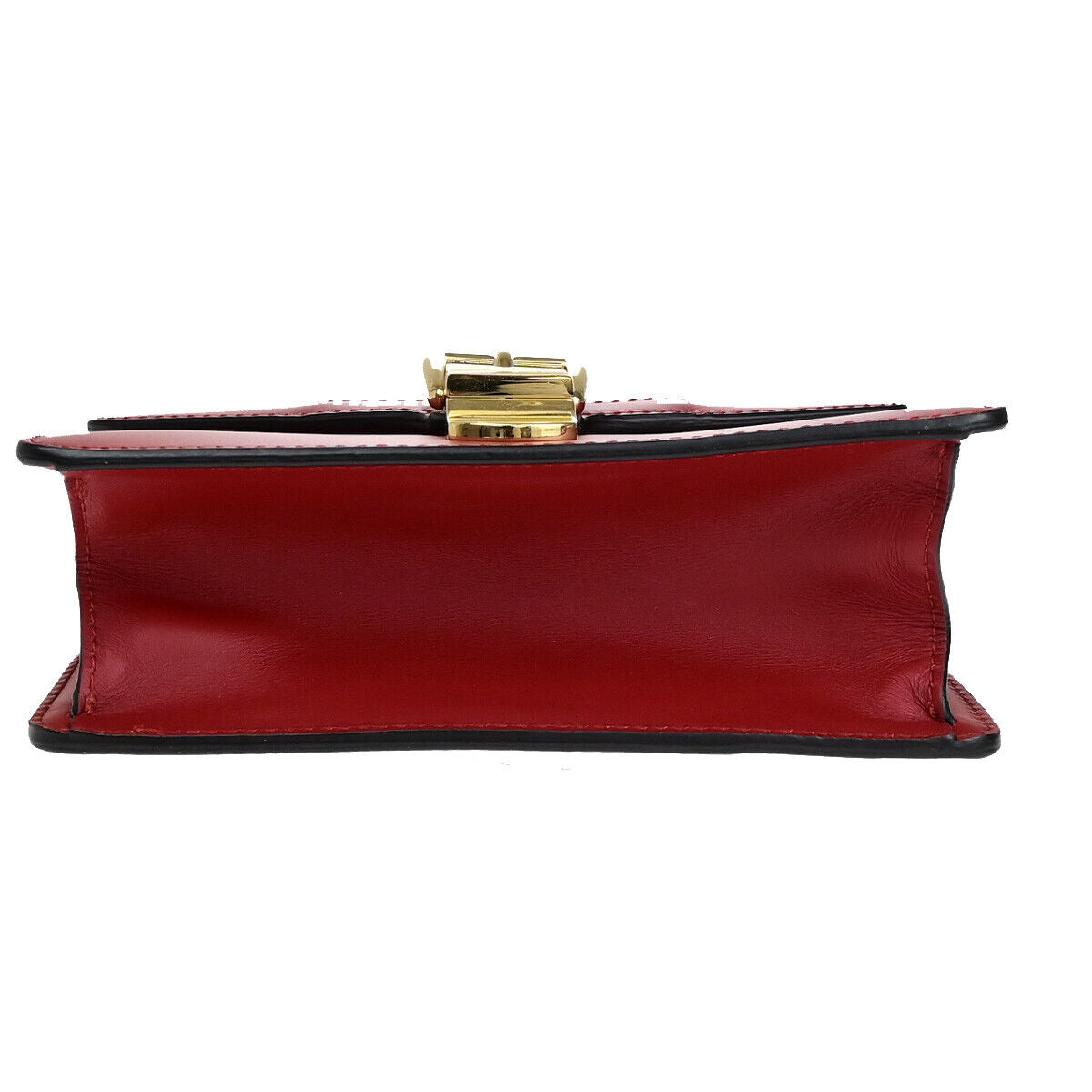 Gucci Sylvie Red Leather Shoulder Bag