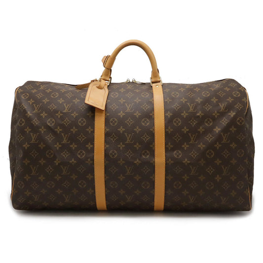 Louis Vuitton Keepall 60 Brown Canvas Travel Bag