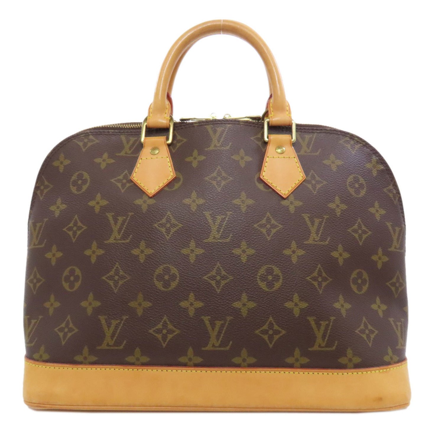 Louis Vuitton Alma Brown Canvas Hand Bag