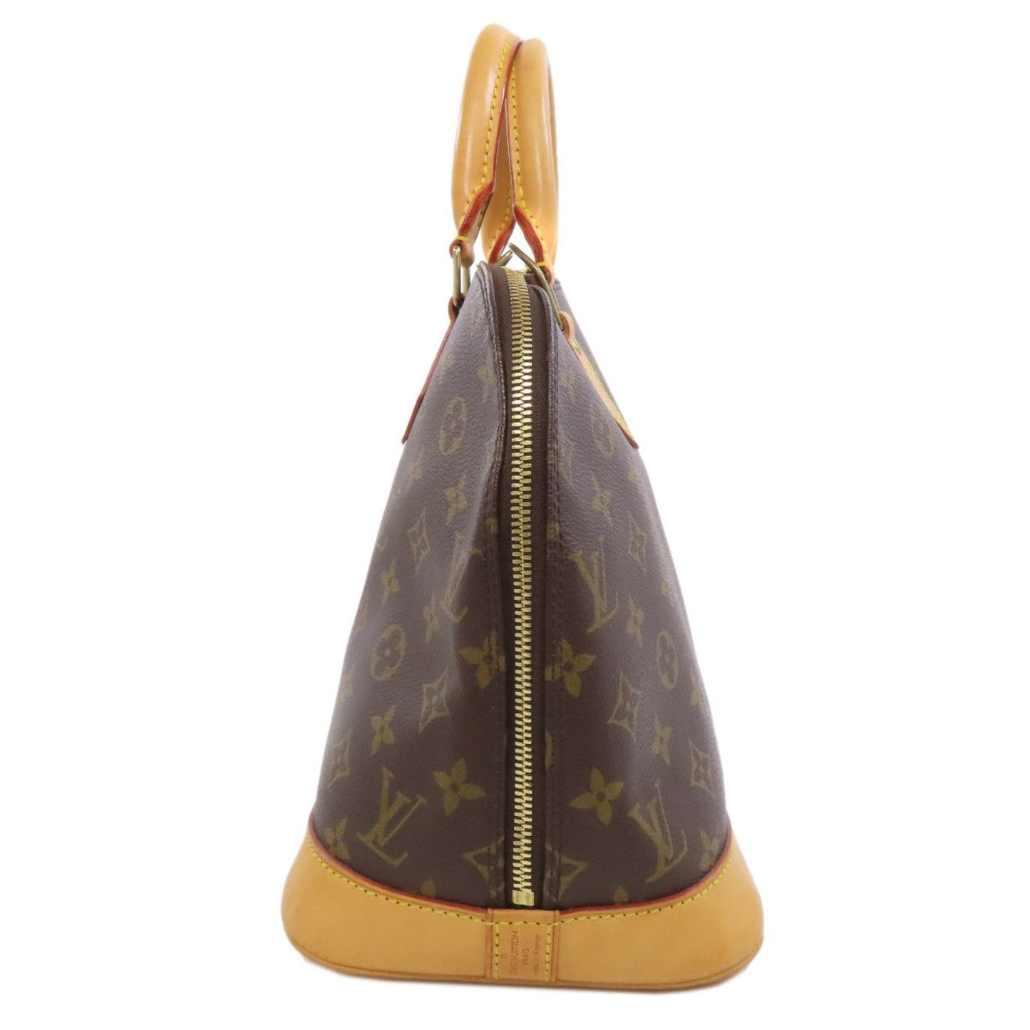 Louis Vuitton Alma Brown Canvas Hand Bag