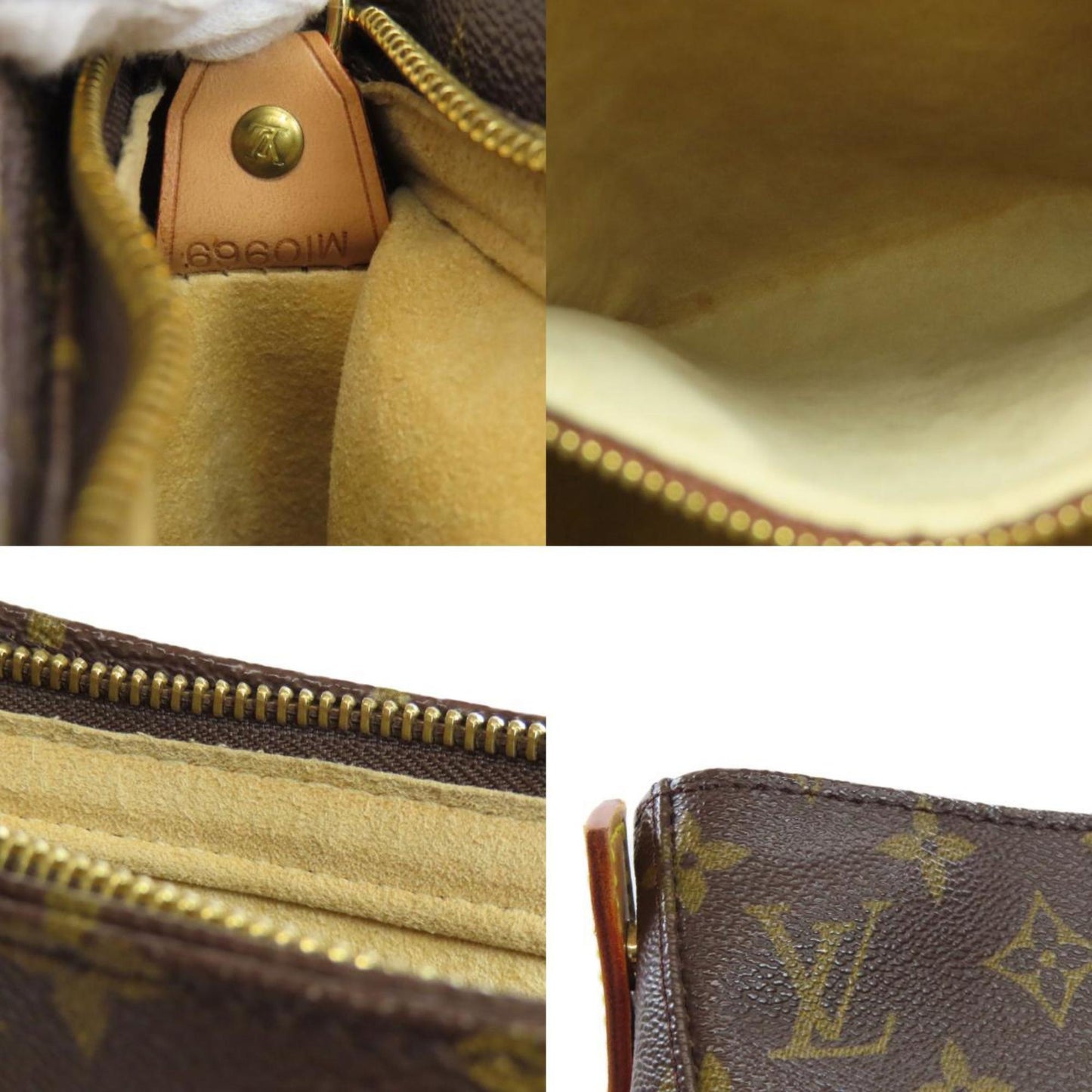 Louis Vuitton Looping GM Brown Canvas Shoulder Bag