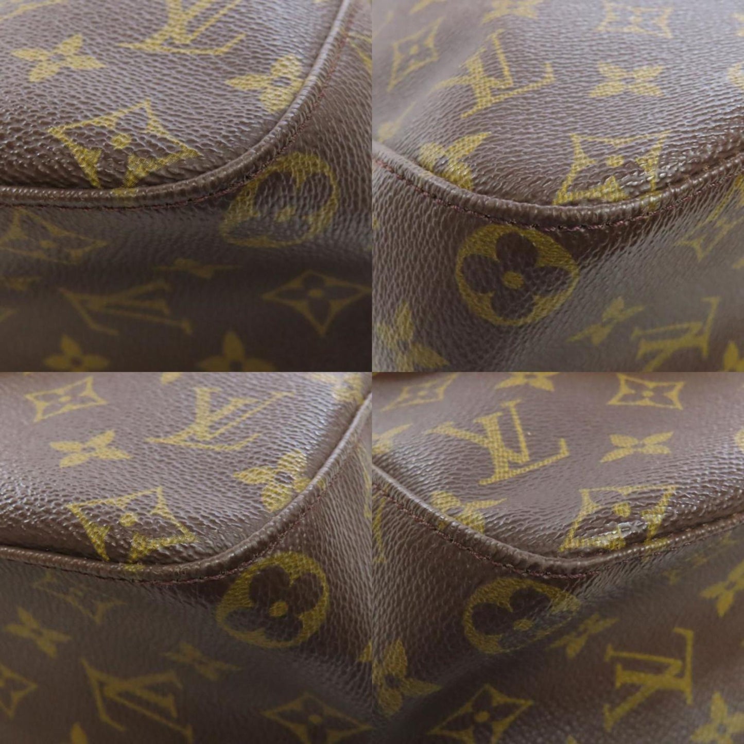 Louis Vuitton Looping GM Brown Canvas Shoulder Bag