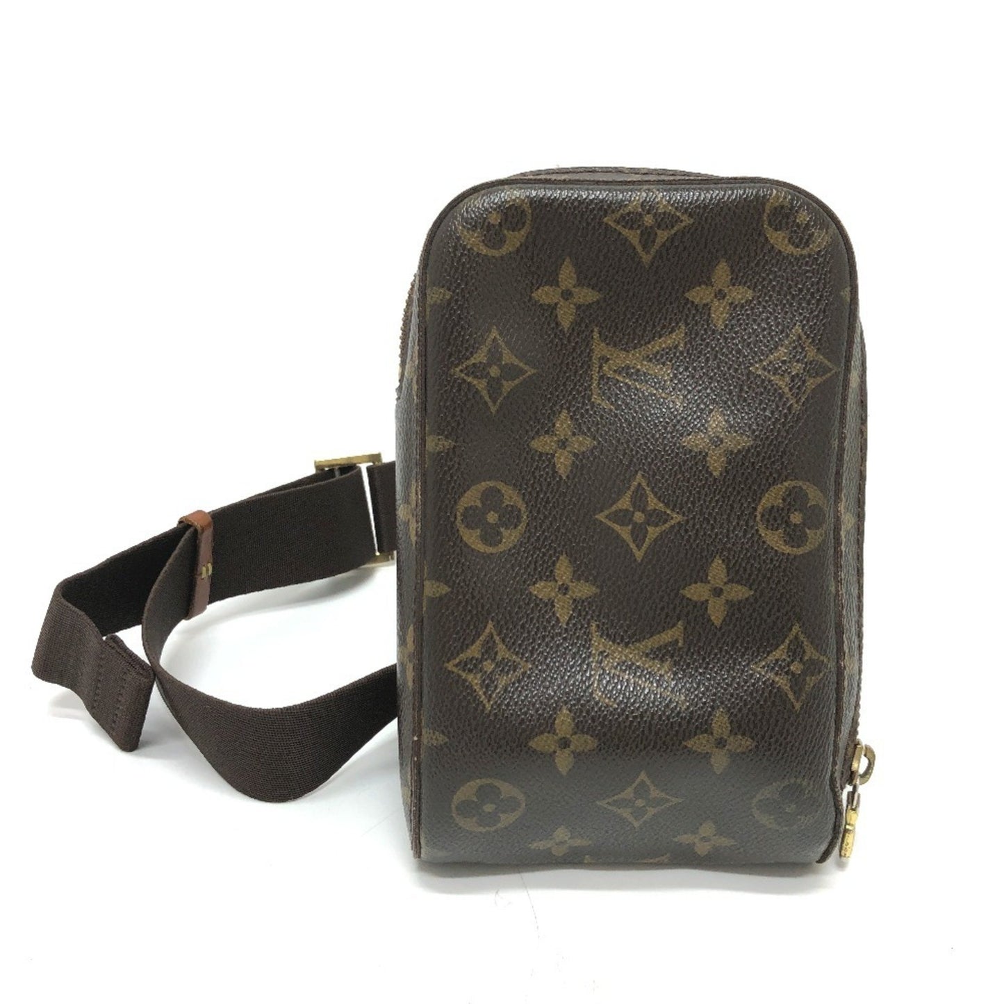 Louis Vuitton Geronimos Brown Canvas Shoulder Bag