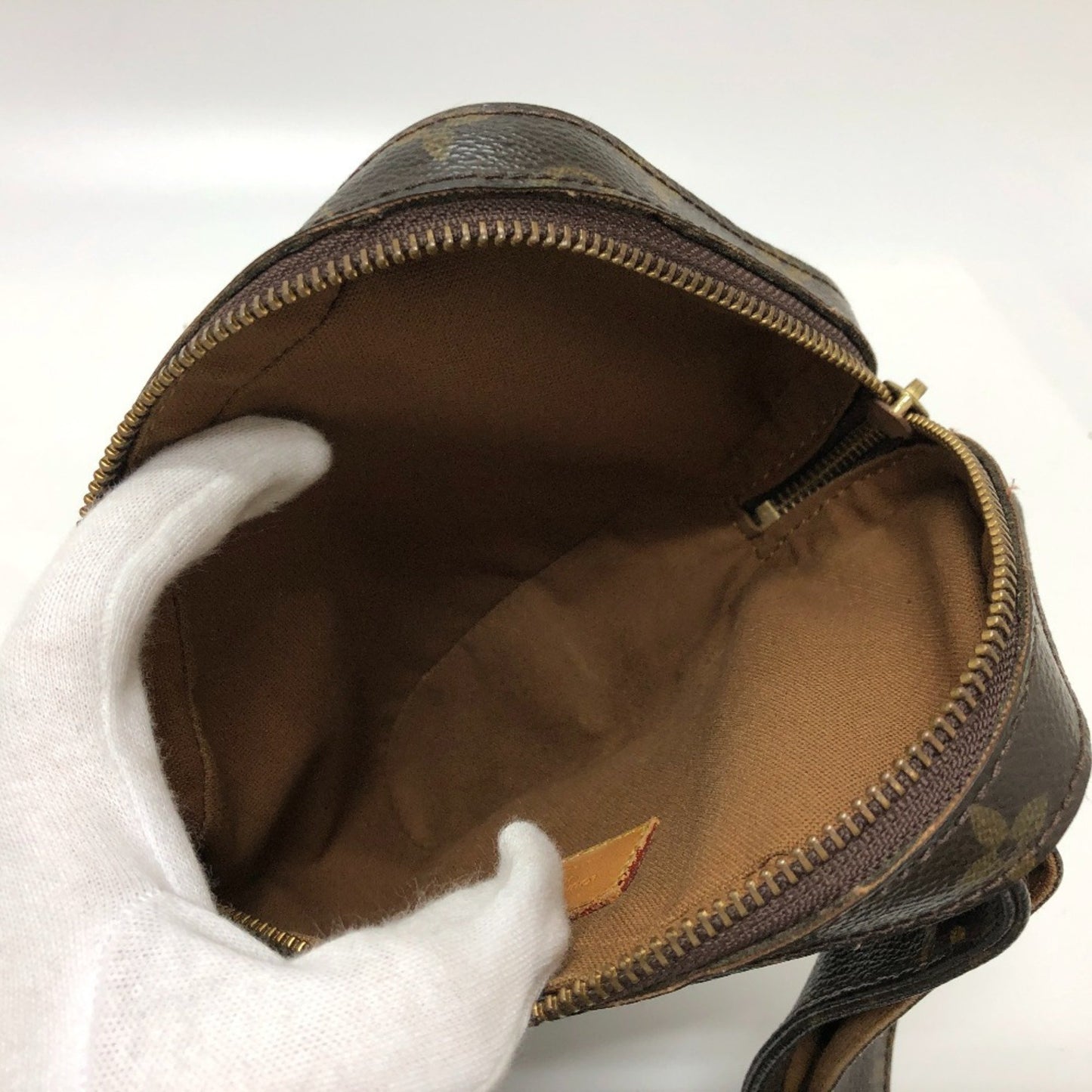 Louis Vuitton Geronimos Brown Canvas Shoulder Bag