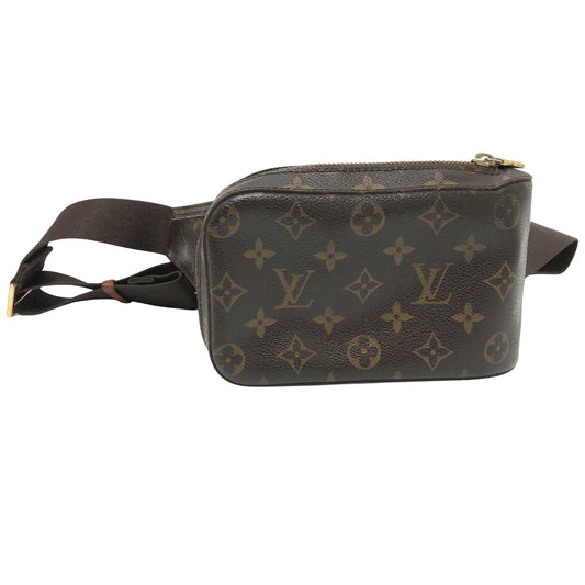 Louis Vuitton Geronimos Brown Canvas Shoulder Bag