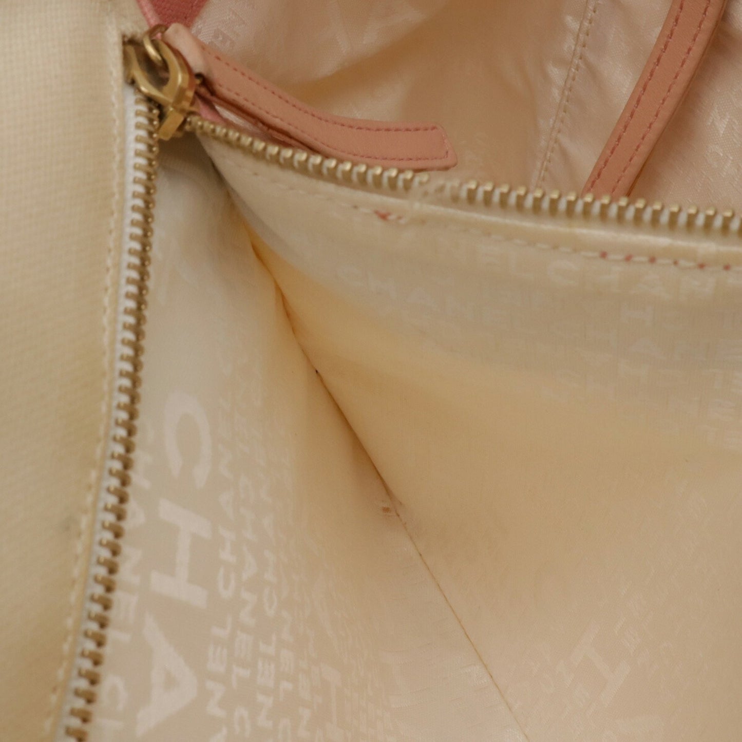 Chanel Marshmallow Beige Canvas Tote Bag