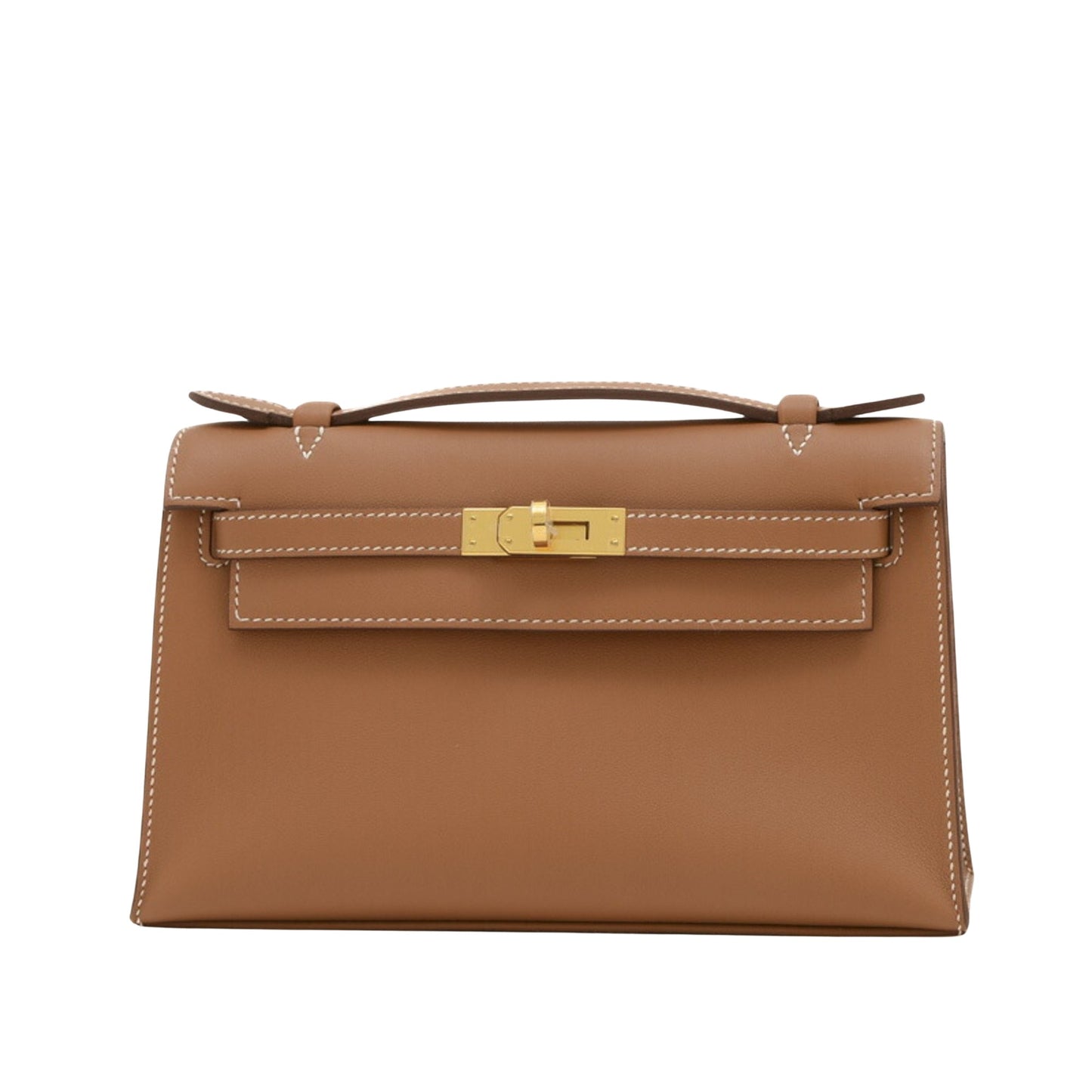 Hermès Kelly Brown Leather Hand Bag