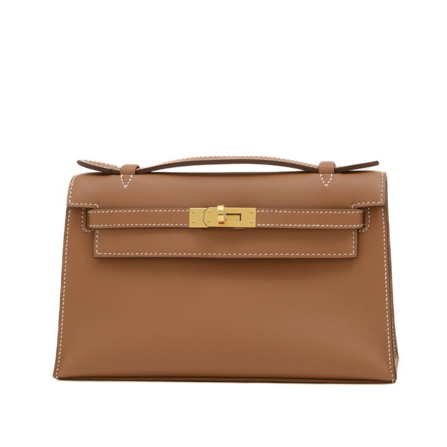 Hermès Kelly Brown Leather Hand Bag