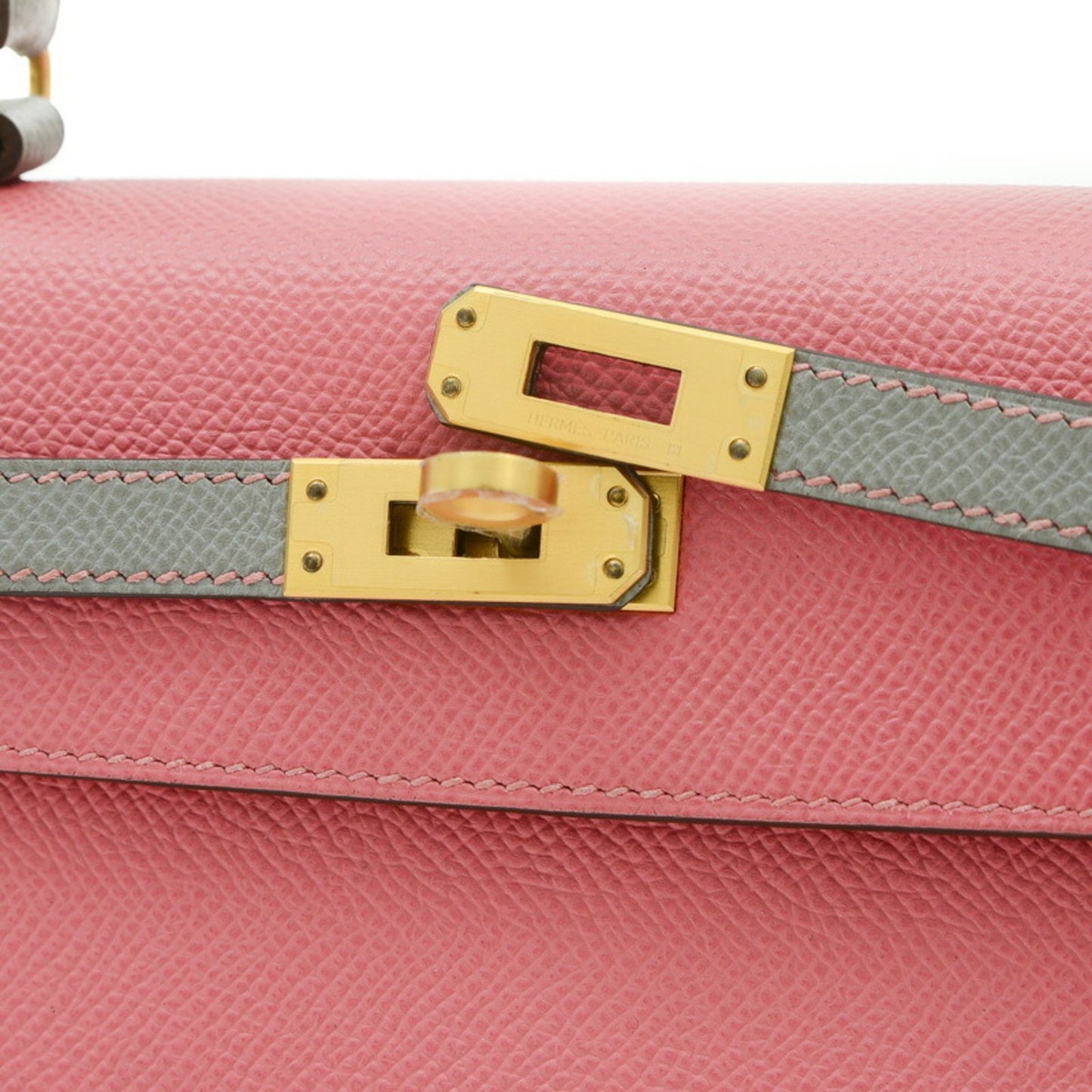 Hermès Kelly 25 Pink Leather Hand Bag