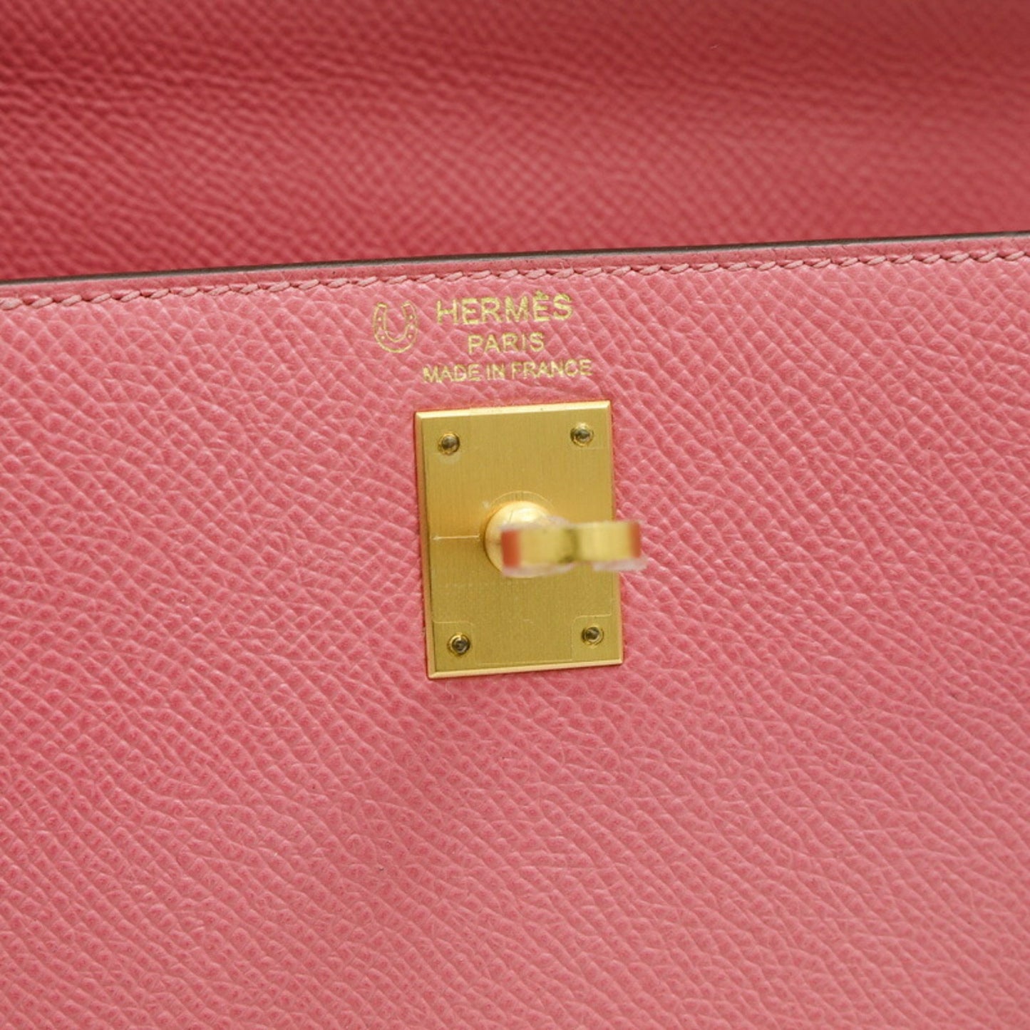 Hermès Kelly 25 Pink Leather Hand Bag