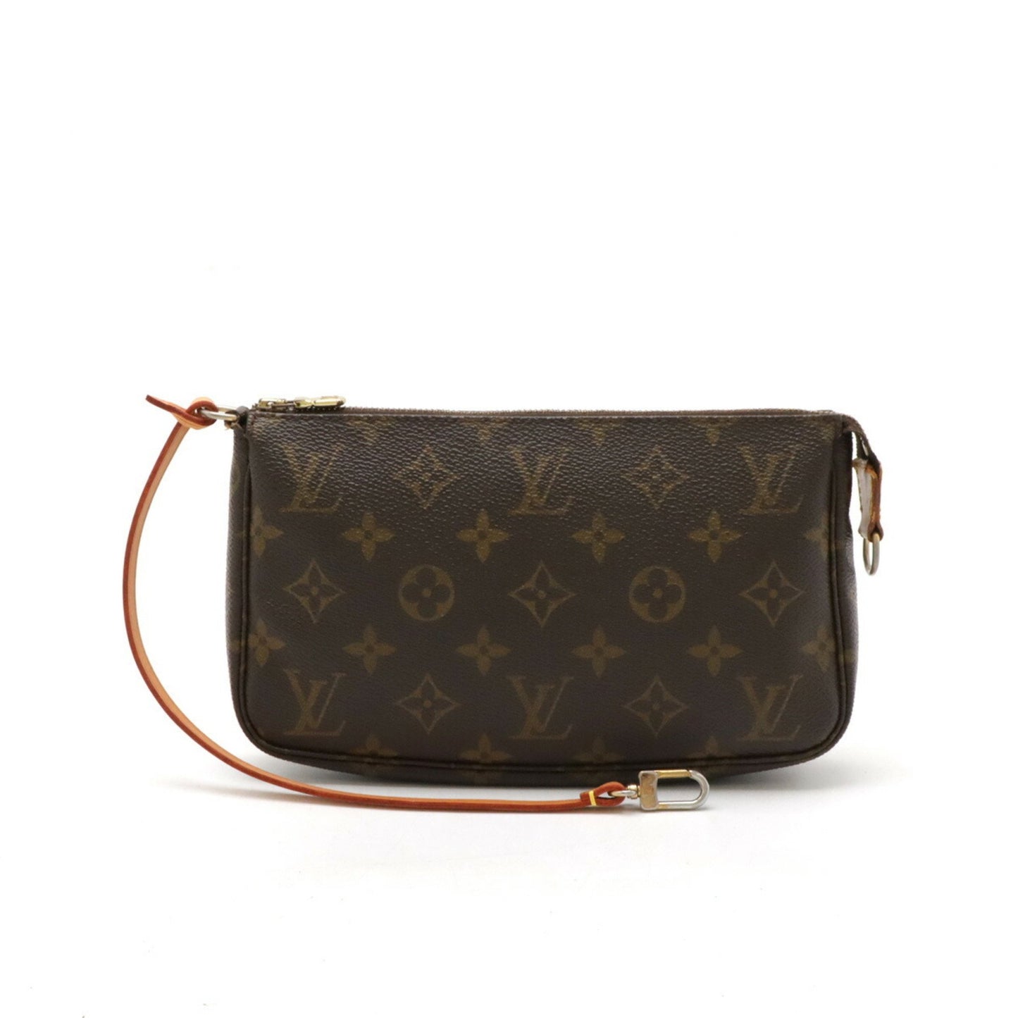 Louis Vuitton Pochette accessoires Brown Canvas Clutch Bag