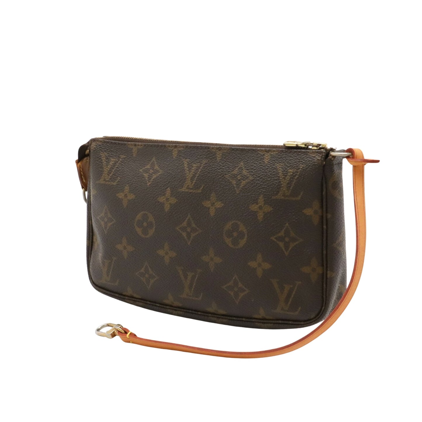 Louis Vuitton Pochette accessoires Brown Canvas Clutch Bag