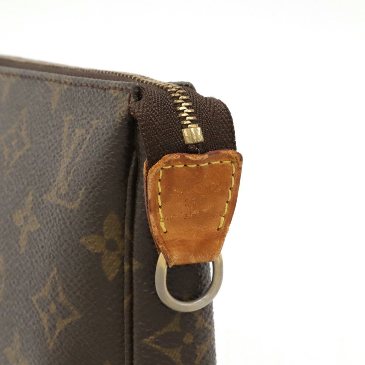 Louis Vuitton Pochette accessoires Brown Canvas Clutch Bag