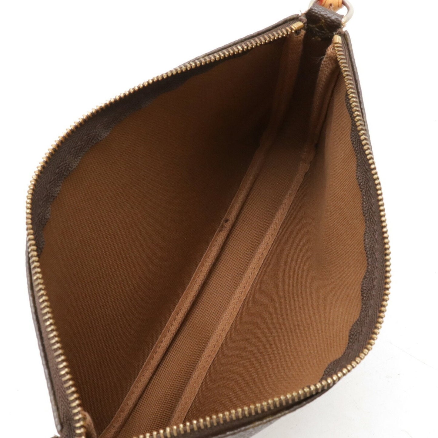 Louis Vuitton Pochette accessoires Brown Canvas Clutch Bag