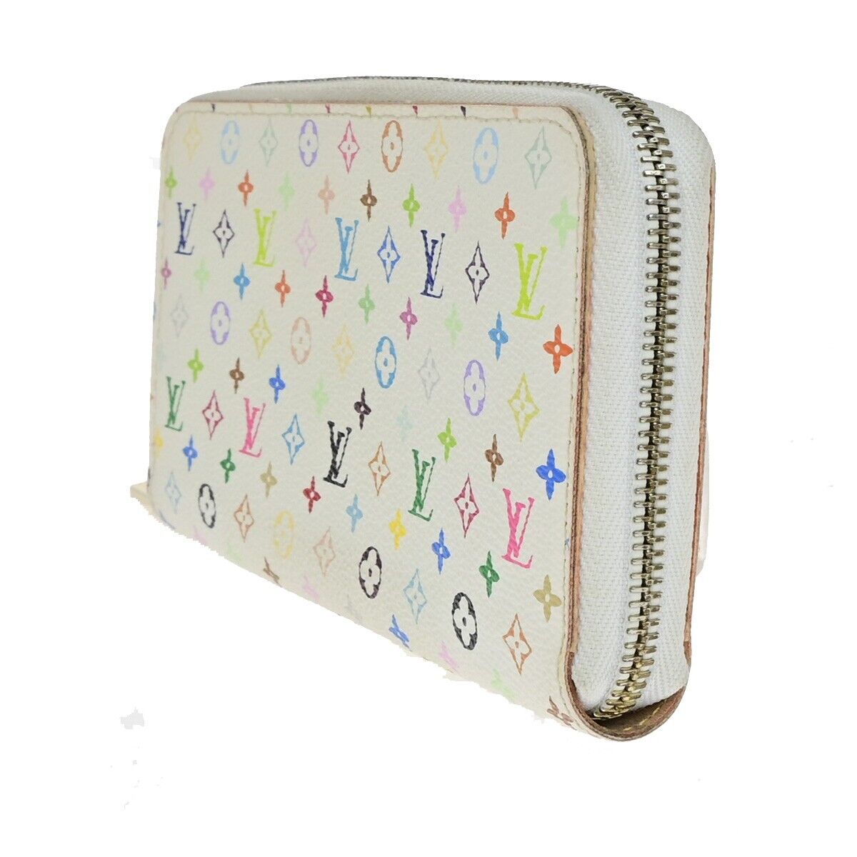 Louis Vuitton Zippy wallet White Canvas Wallet Accessories