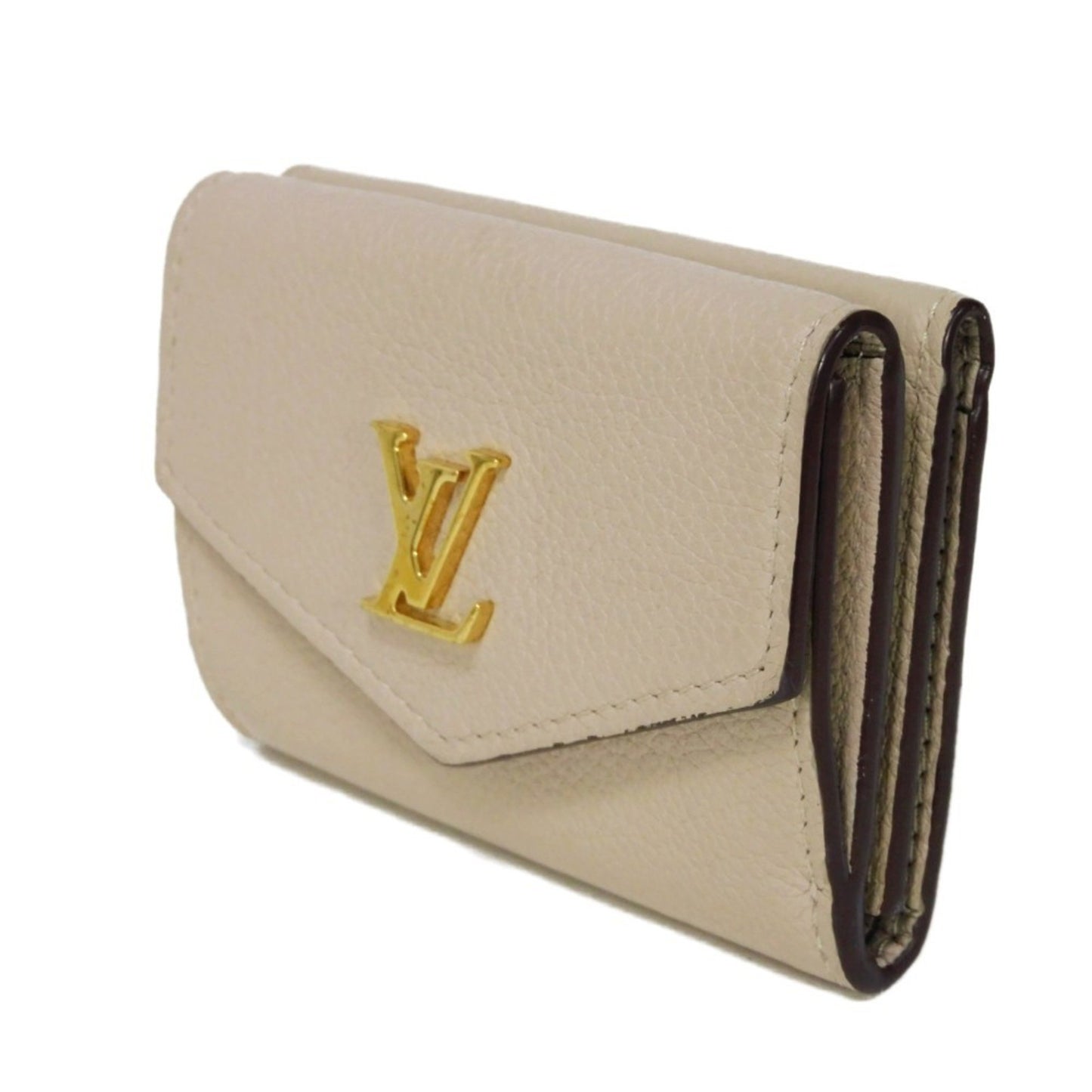 Louis Vuitton Lockmini Grey Leather Wallet Accessories