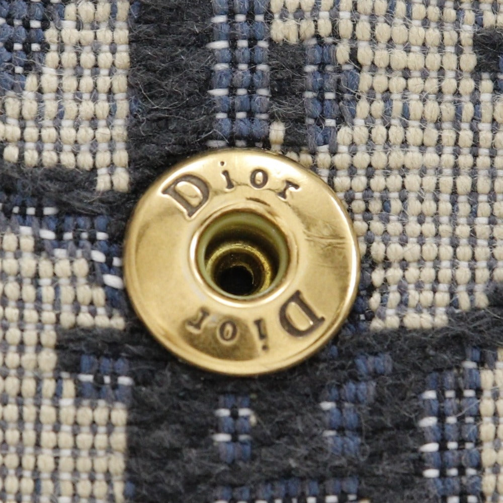 Dior Saddle Navy Canvas Wallet Accessories