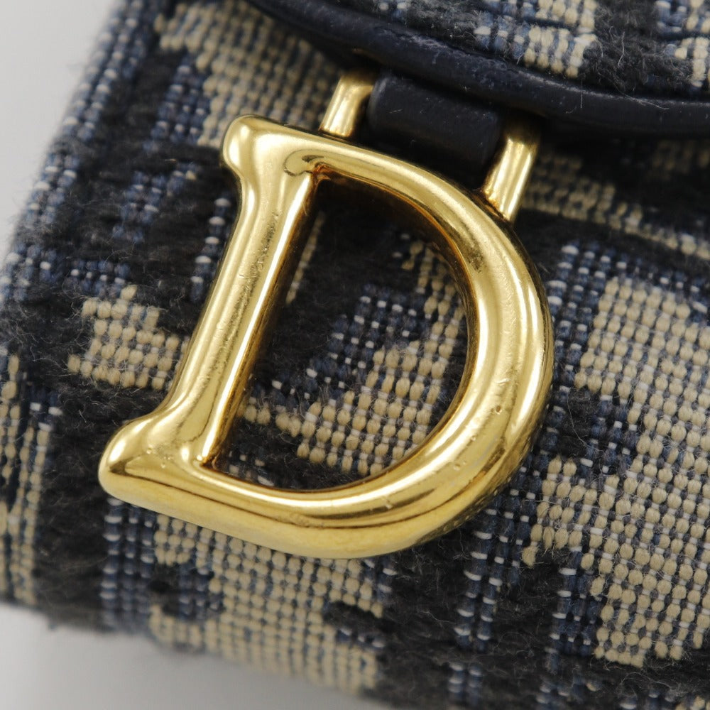 Dior Saddle Navy Canvas Wallet Accessories