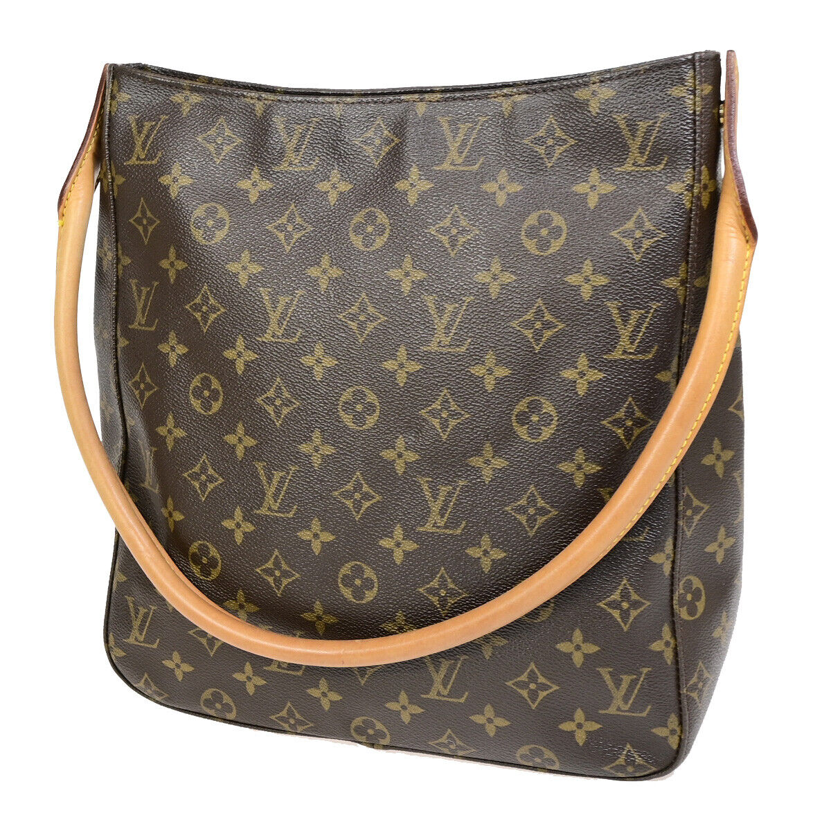 Louis Vuitton Looping GM Brown Canvas Shoulder Bag