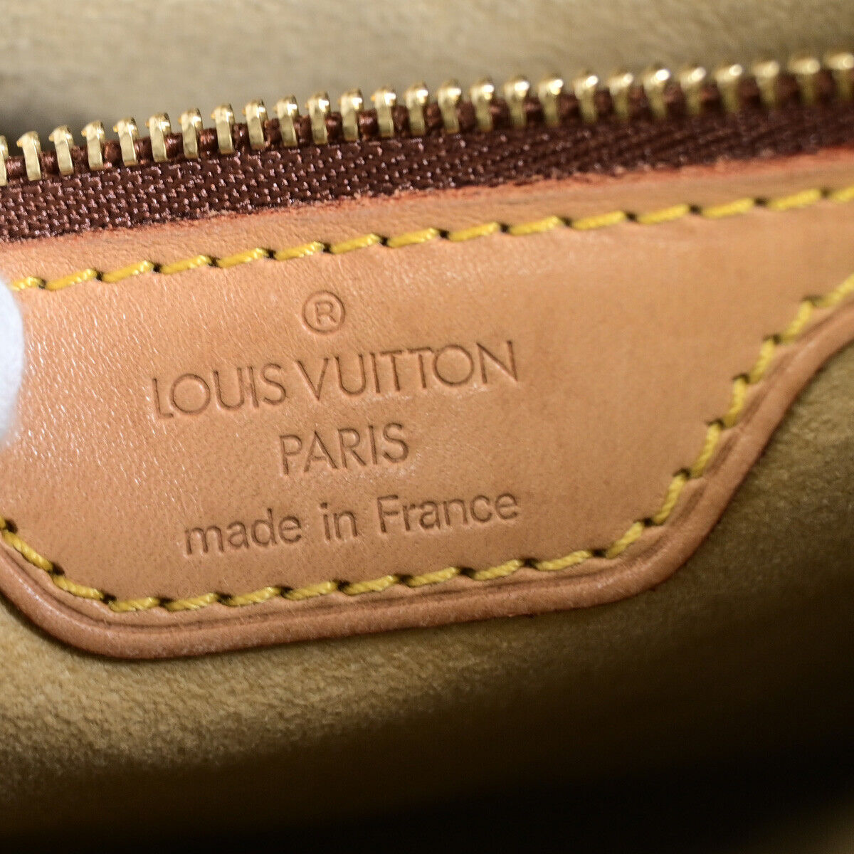 Louis Vuitton Looping GM Brown Canvas Shoulder Bag