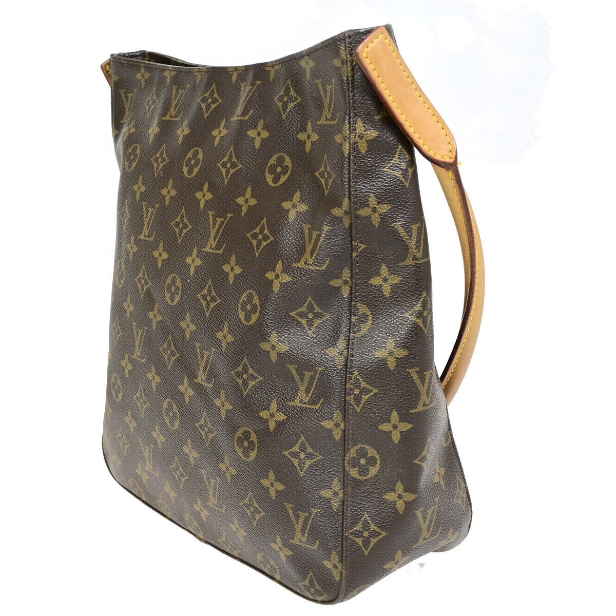 Louis Vuitton Looping GM Brown Canvas Shoulder Bag