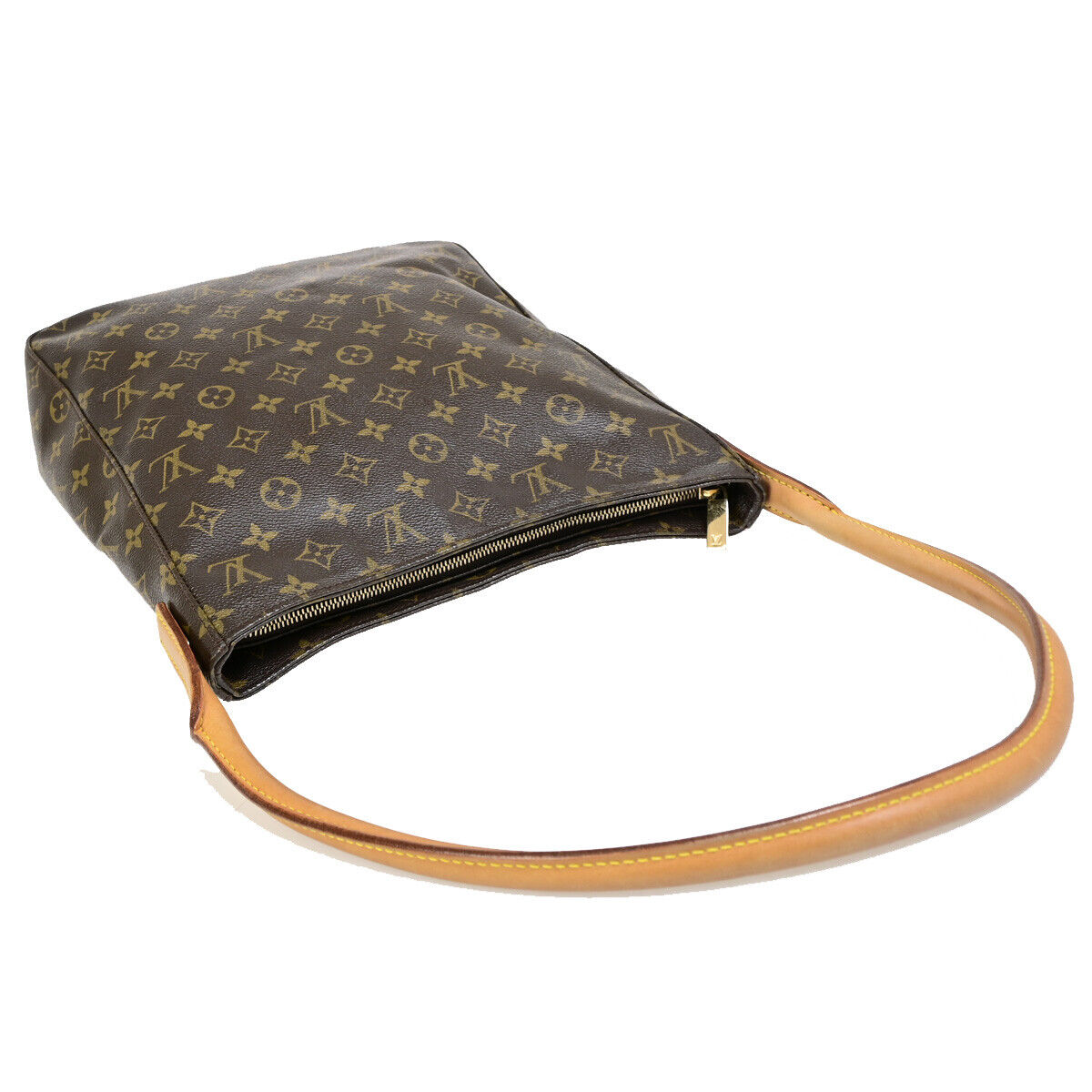 Louis Vuitton Looping GM Brown Canvas Shoulder Bag