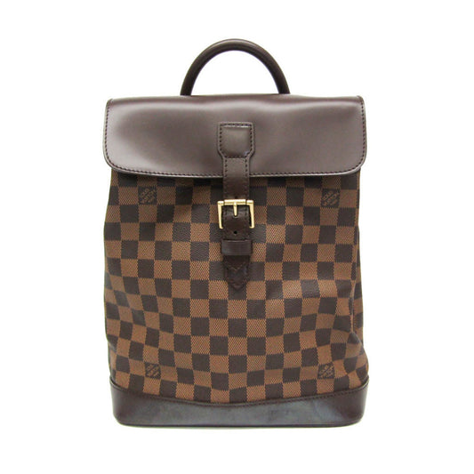 Louis Vuitton Soho Brown Canvas Backpack Bag