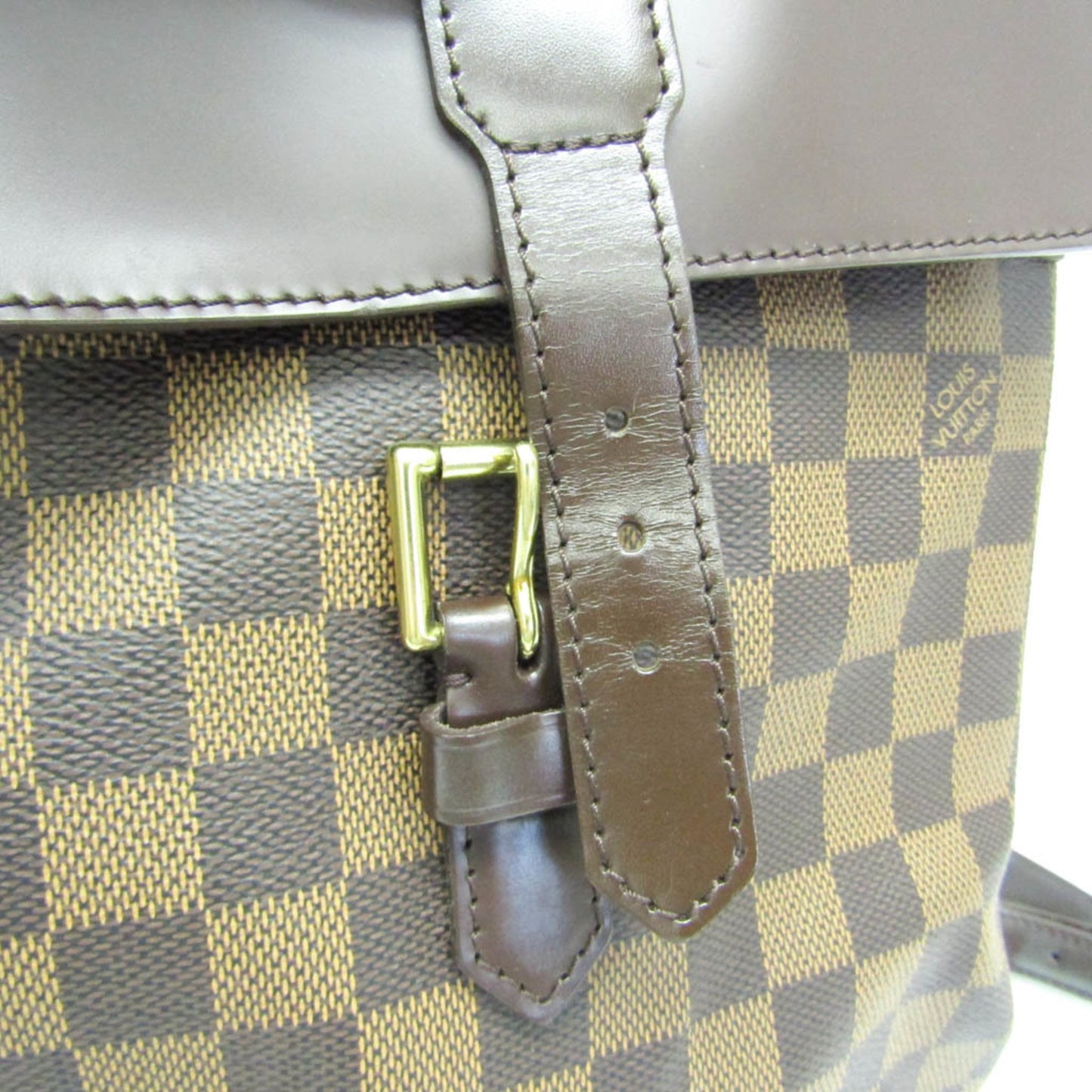 Louis Vuitton Soho Brown Canvas Backpack Bag