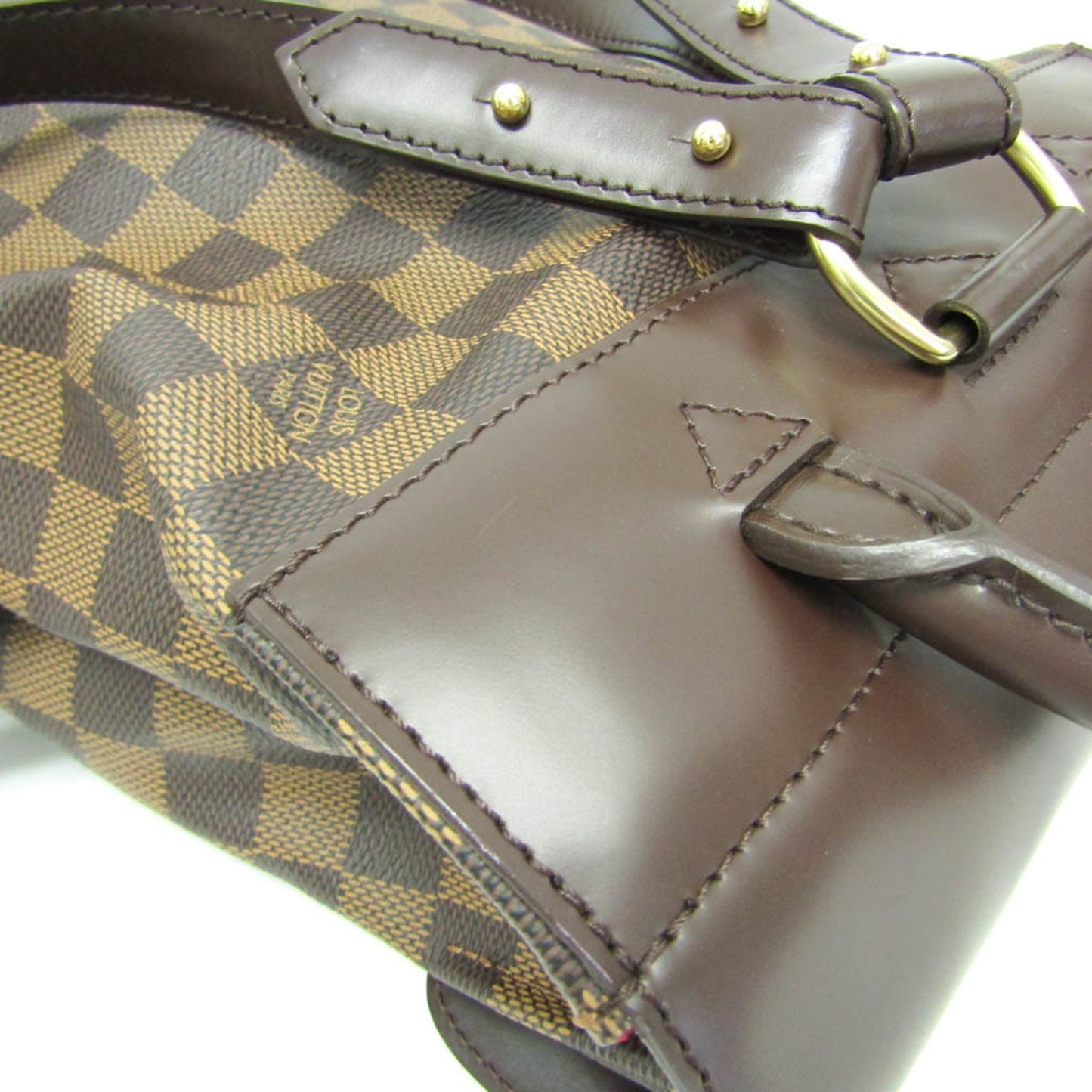 Louis Vuitton Soho Brown Canvas Backpack Bag